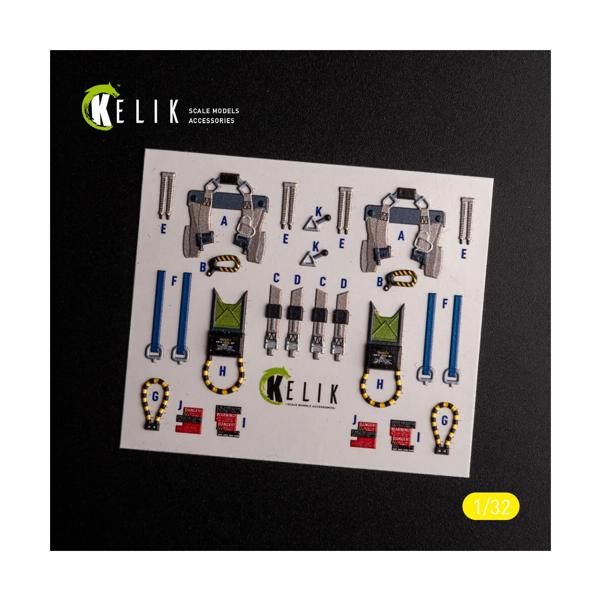 A-6A Intruder - interior 3D decals for Trumpeter kit, 1/32 - Kelik ...