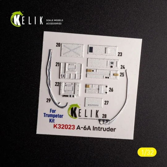 A-6A Intruder - interior 3D decals for Trumpeter kit, 1/32 - Kelik ...