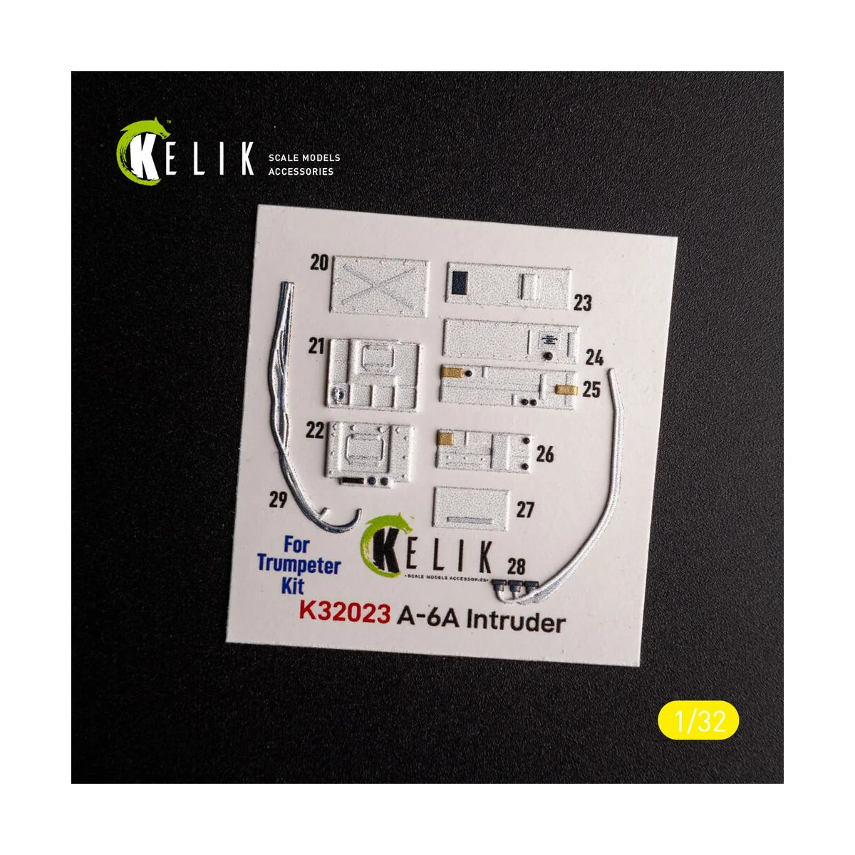 A-6A Intruder - interior 3D decals for Trumpeter kit, 1/32 - Kelik ...