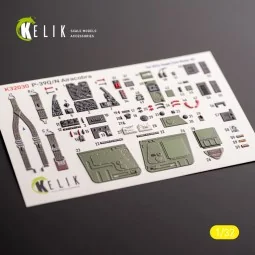 P-39Q/N - interior 3D decals for Kitty Hawk/Zimi models kit, 1/32 -... 2