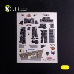 F-4J - interior 3D decals for Tamiya kit, 1/32 - Kelik K32029 2