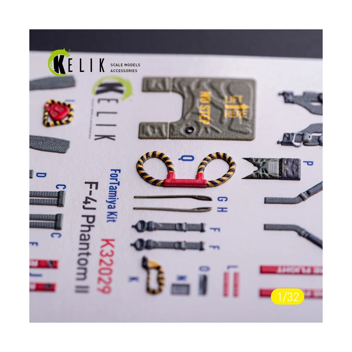 F-4J - interior 3D decals for Tamiya kit, 1/32 - Kelik K32029