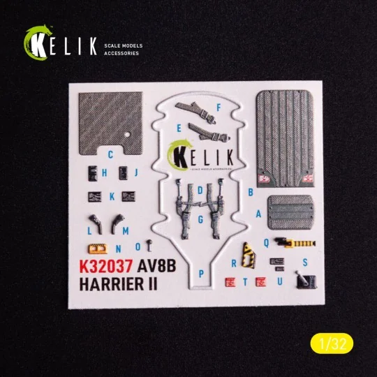 AV-8 Harrier - interior 3D decals for Trumpeter kit, 1/32 - Kelik K...