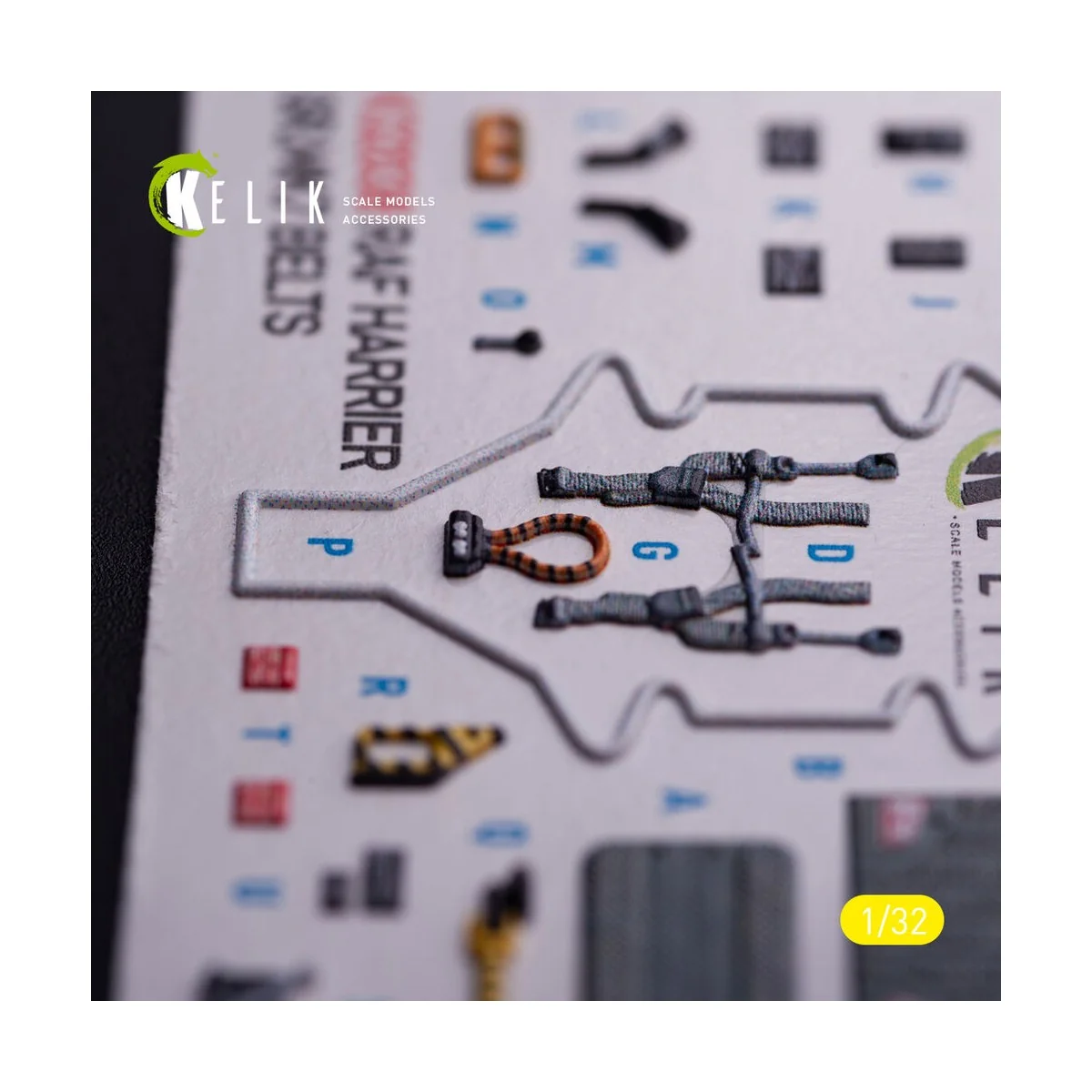 GR.MK7 Harrier - interior 3D decals for Trumpeter kit, 1/32 - Kelik...