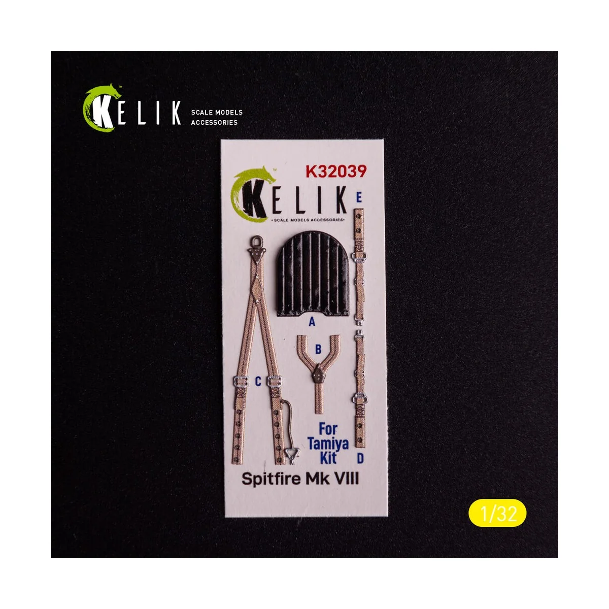 Spitfire Mk VIII - interior 3D decals for Tamiya kit, 1/32 - Kelik ...