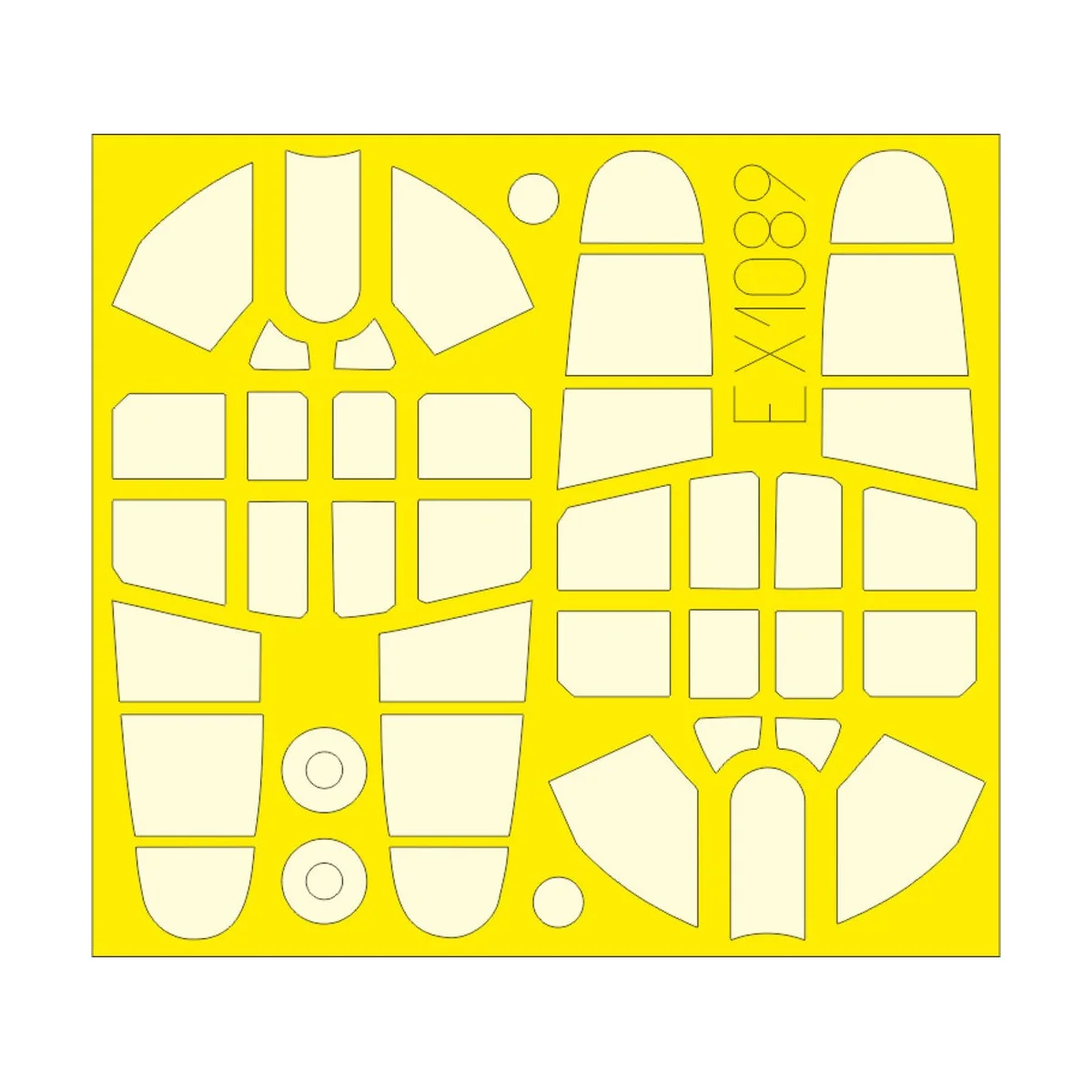 P-40E w/ rounded exhaust stacks LööKplus EDUARD - Eduard Accessorie...