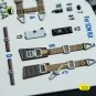 Hs-123A-1 - interior 3D decals for ICM kit, 1/32 - Kelik K32046
