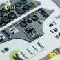 Hs-123A-1 - interior 3D decals for ICM kit, 1/32 - Kelik K32046