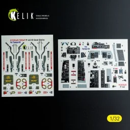 F-4C - interior 3D decals for Tamiya kit, 1/32 - Kelik K32048
