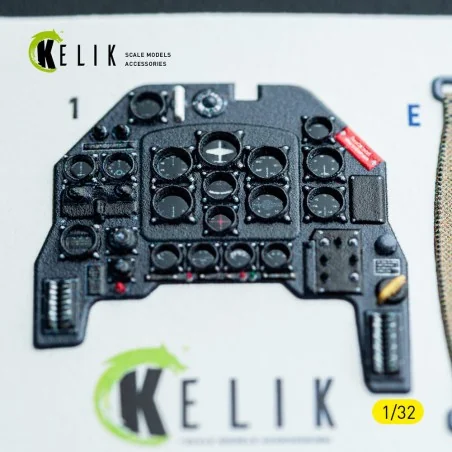 Ju-87G - interior 3D decals for Hasegawa kit, 1/32 - Kelik K32047