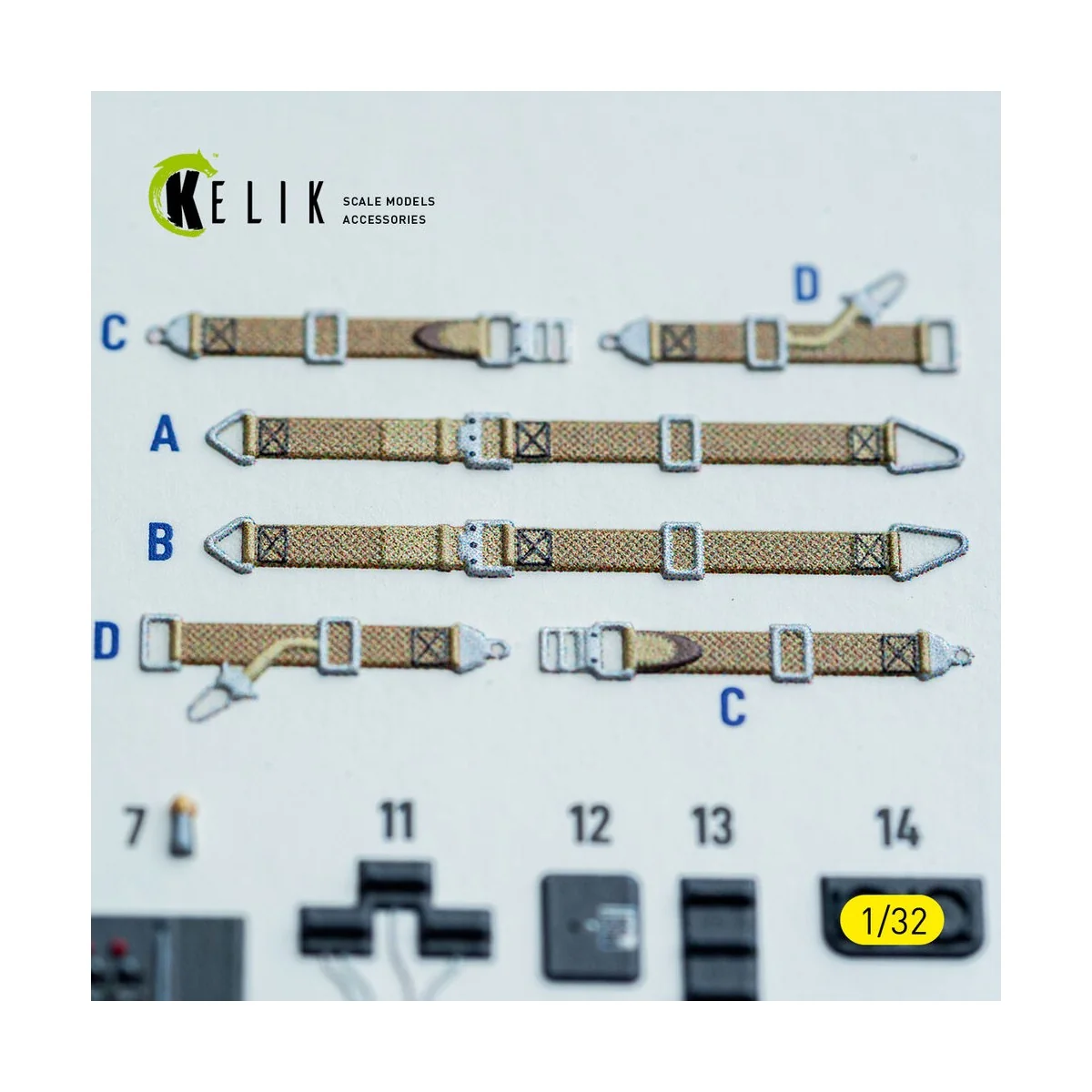 Ju-87G - interior 3D decals for Hasegawa kit, 1/32 - Kelik K32047