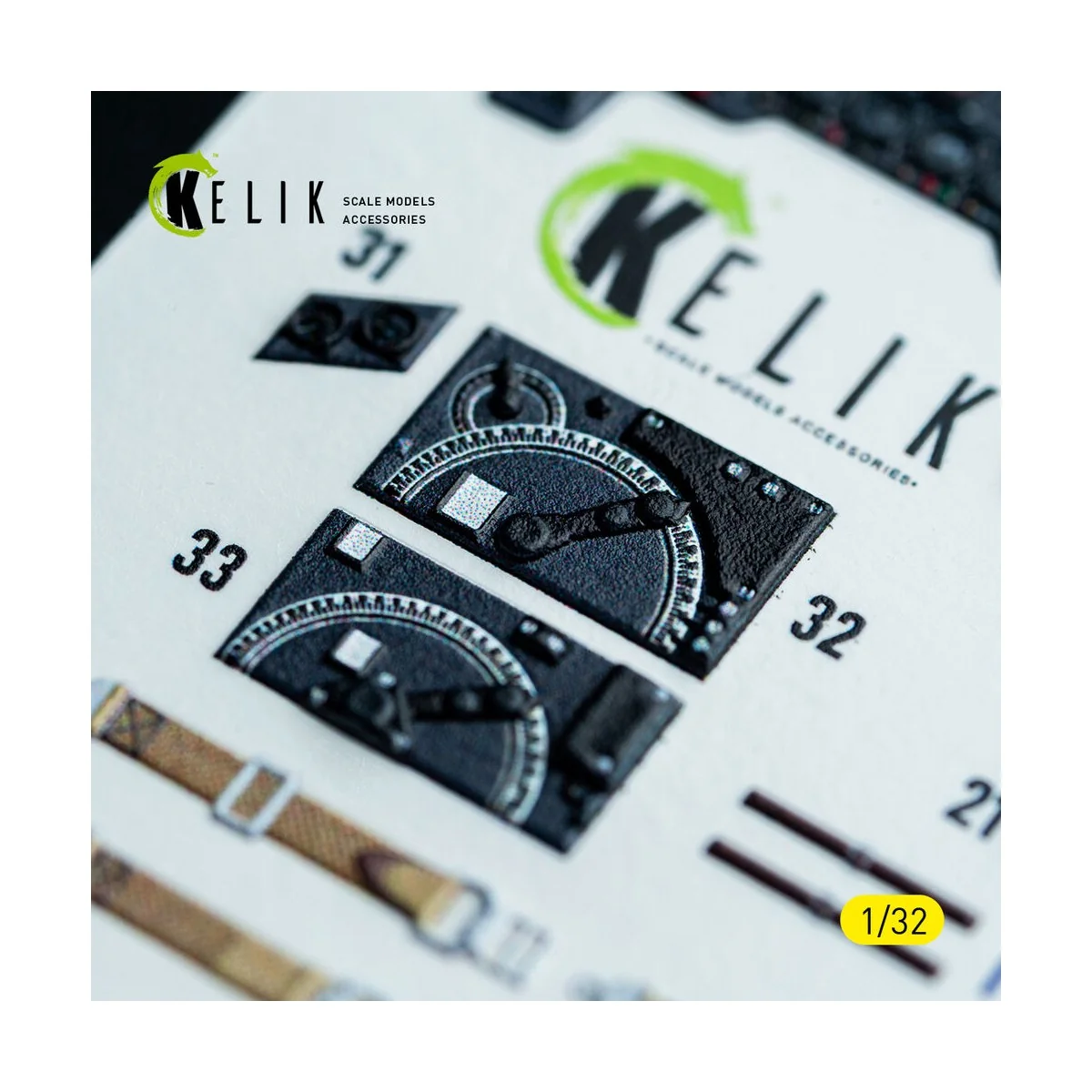 Ju-87D - interior 3D decals for Hasegawa kit, 1/32 - Kelik K32050