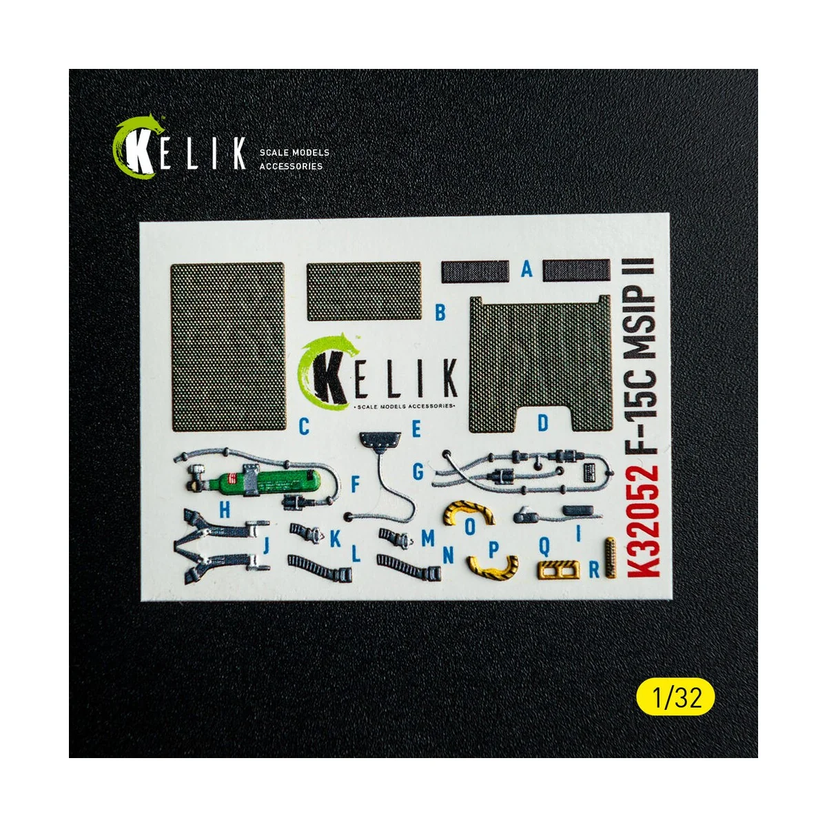 F-15C MSIP II- interior 3D decals for Tamiya kit, 1/32 - Kelik K32052