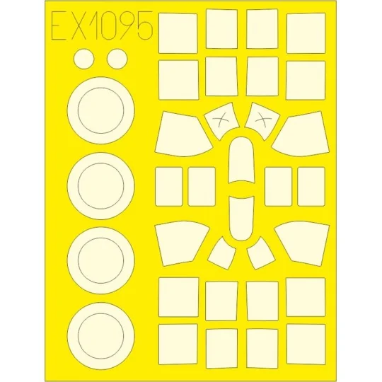 F4F-4 w/ early wheels LööKplus ACADEMY, 1/48 - Eduard Accessories 6...