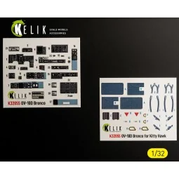 OV-10D Bronco - interior 3D decals for Kitty Hawk/Zimi models kit, ... 2