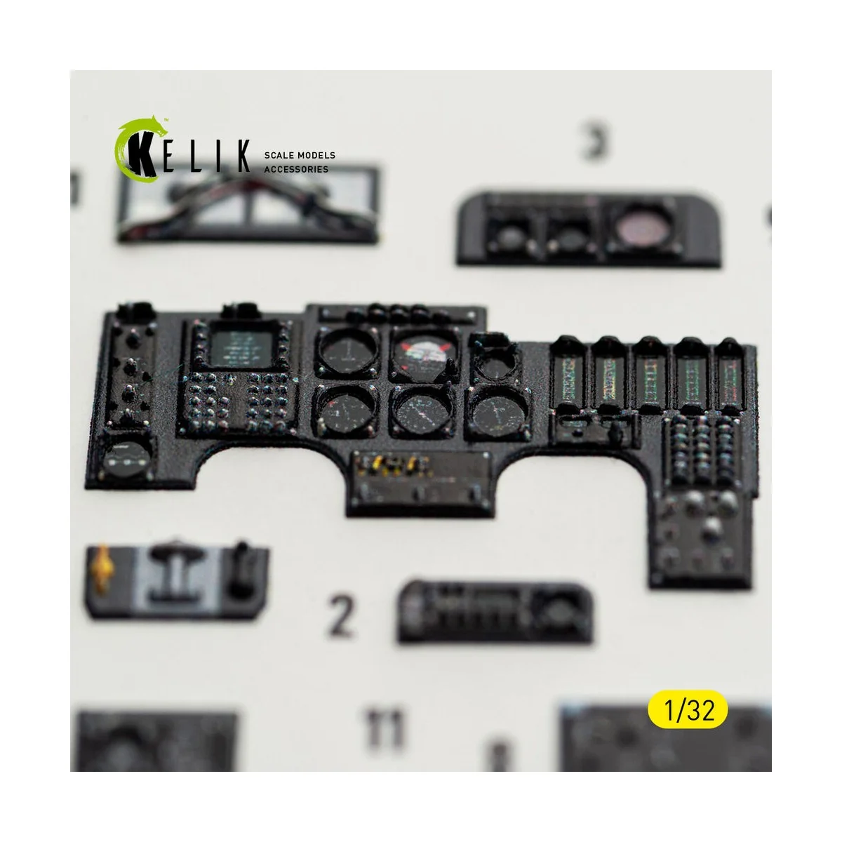 OV-10D Bronco - interior 3D decals for Kitty Hawk/Zimi models kit, ...