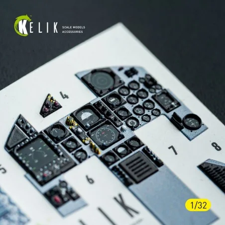 F-15C MSIP II- interior 3D decals for Tamiya kit, 1/32 - Kelik K32052