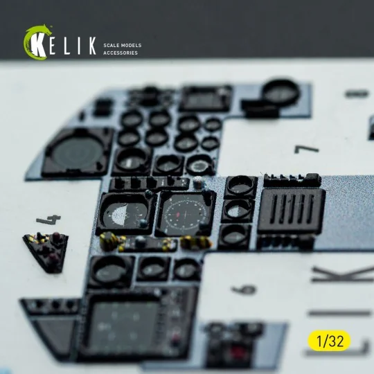 F-15C MSIP II- interior 3D decals for Tamiya kit, 1/32 - Kelik K32052