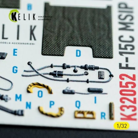 F-15C MSIP II- interior 3D decals for Tamiya kit, 1/32 - Kelik K32052