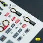 F-14A - interior 3D decals for Tamiya kit, 1/32 - Kelik K32053