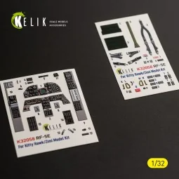 RF-5E - interior 3D decals for Kitty Hawk/Zimi models kit, 1/32 - K... 2