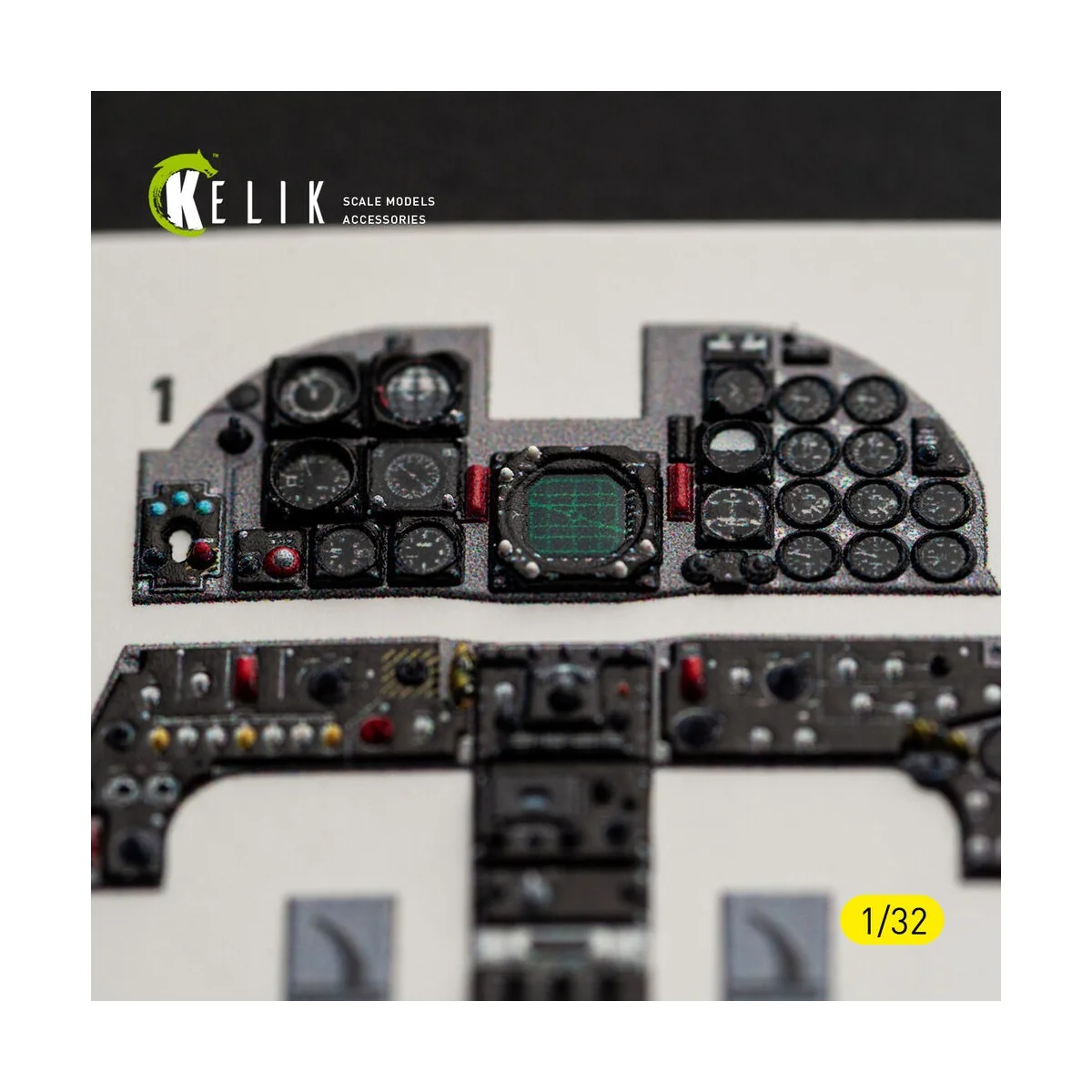 F-5F - interior 3D decals for Kitty Hawk/Zimi models kit, 1/32 - Ke...