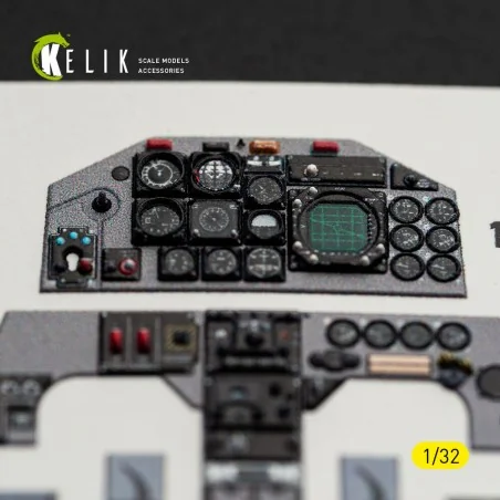 F-5F - interior 3D decals for Kitty Hawk/Zimi models kit, 1/32 - Ke...