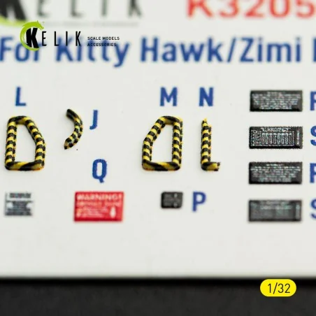 RF-5E - interior 3D decals for Kitty Hawk/Zimi models kit, 1/32 - K...