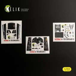 A-7D CORSAIR II - interior 3D decals for Trumpeter kit, 1/32 - Keli...