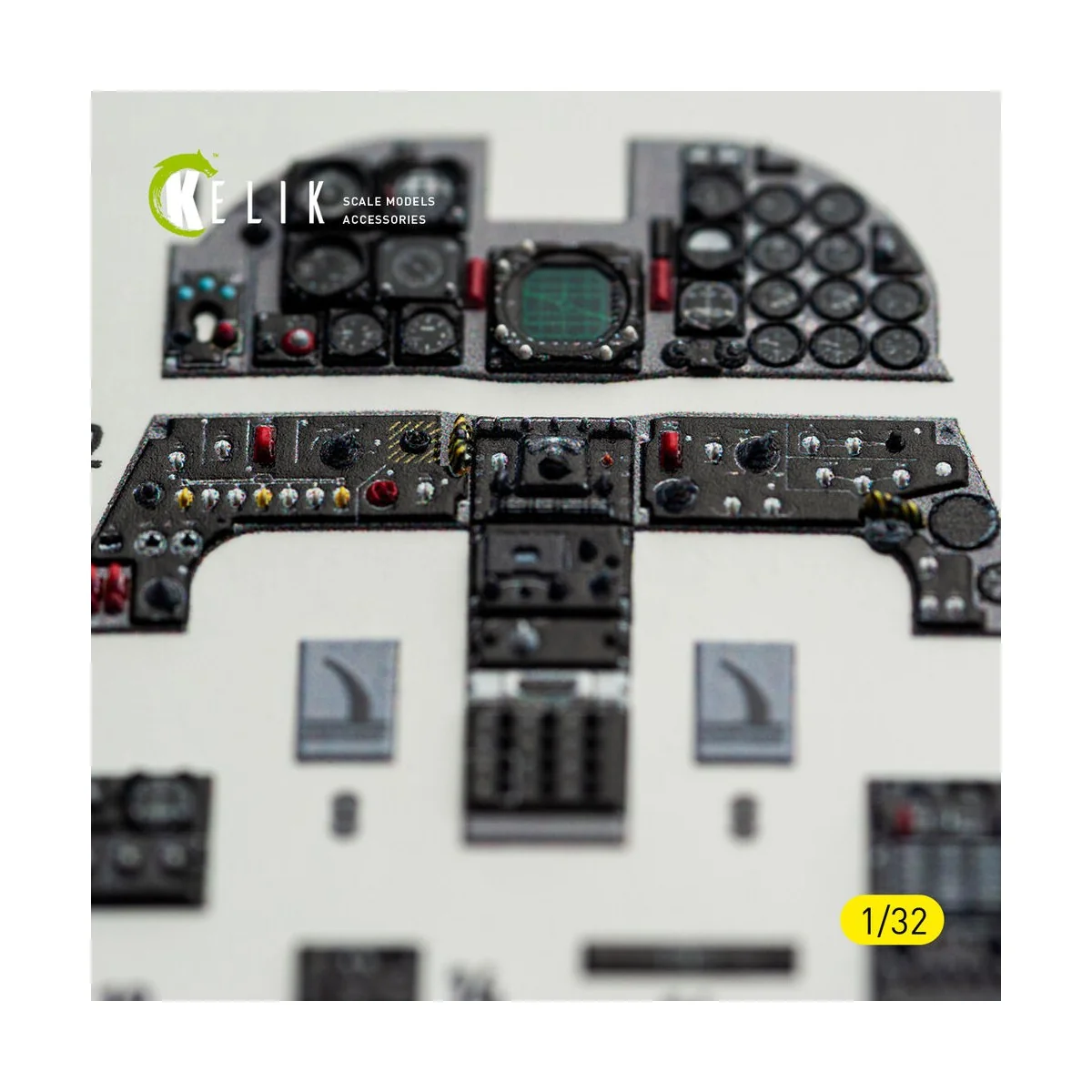 F-5F - interior 3D decals for Kitty Hawk/Zimi models kit, 1/32 - Ke...