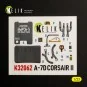 A-7D CORSAIR II - interior 3D decals for Trumpeter kit, 1/32 - Keli...