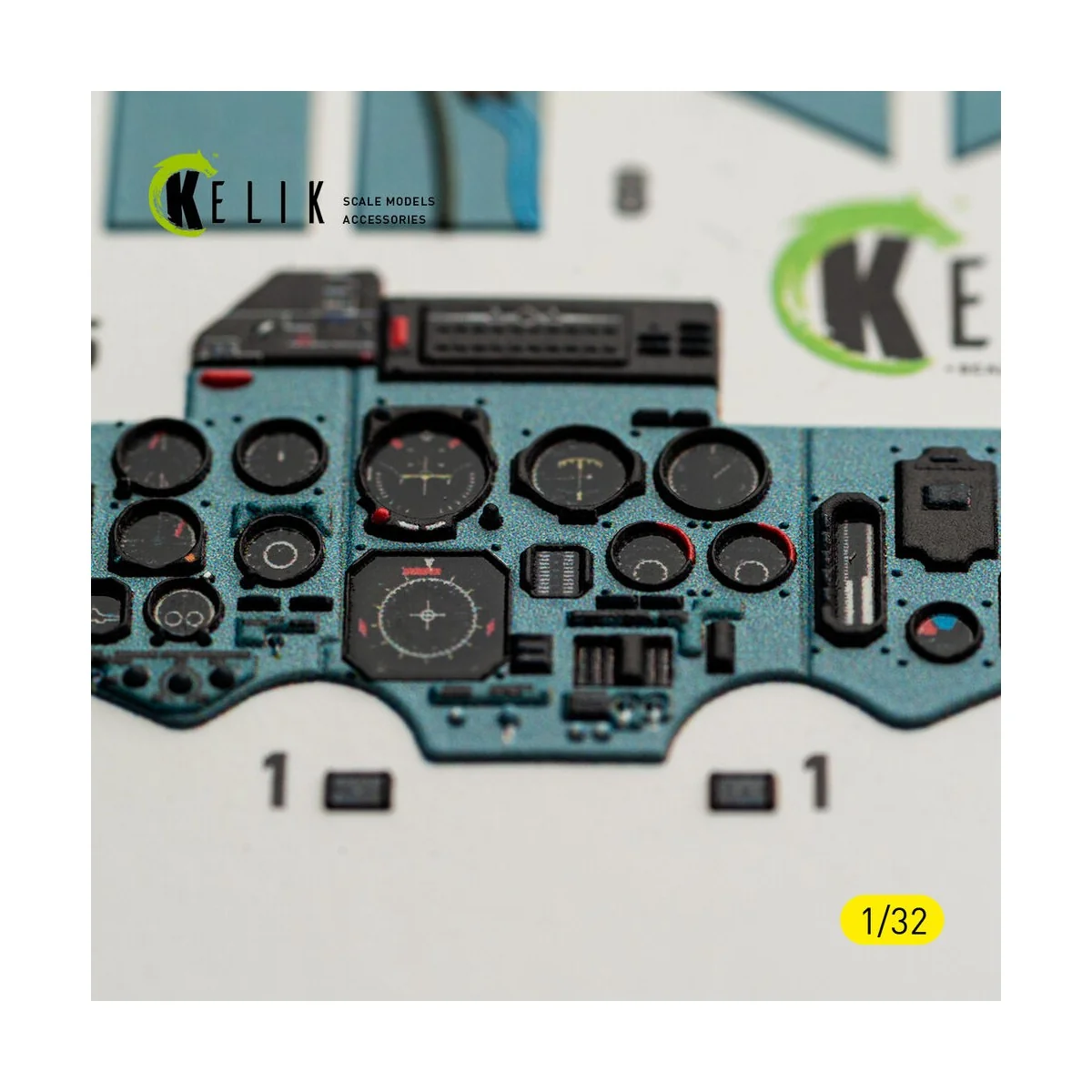 SU-27UB Flanker C - interior 3D decals for Trumpeter kit, 1/32 - Ke...