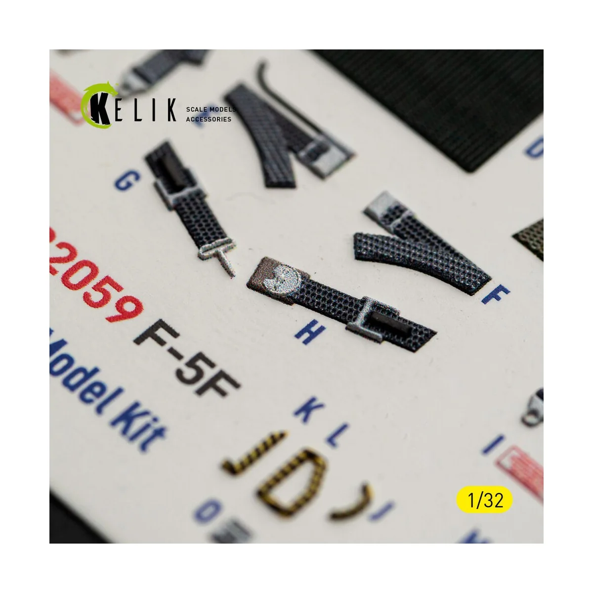 F-5F - interior 3D decals for Kitty Hawk/Zimi models kit, 1/32 - Ke...