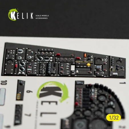 A-7D CORSAIR II - interior 3D decals for Trumpeter kit, 1/32 - Keli...