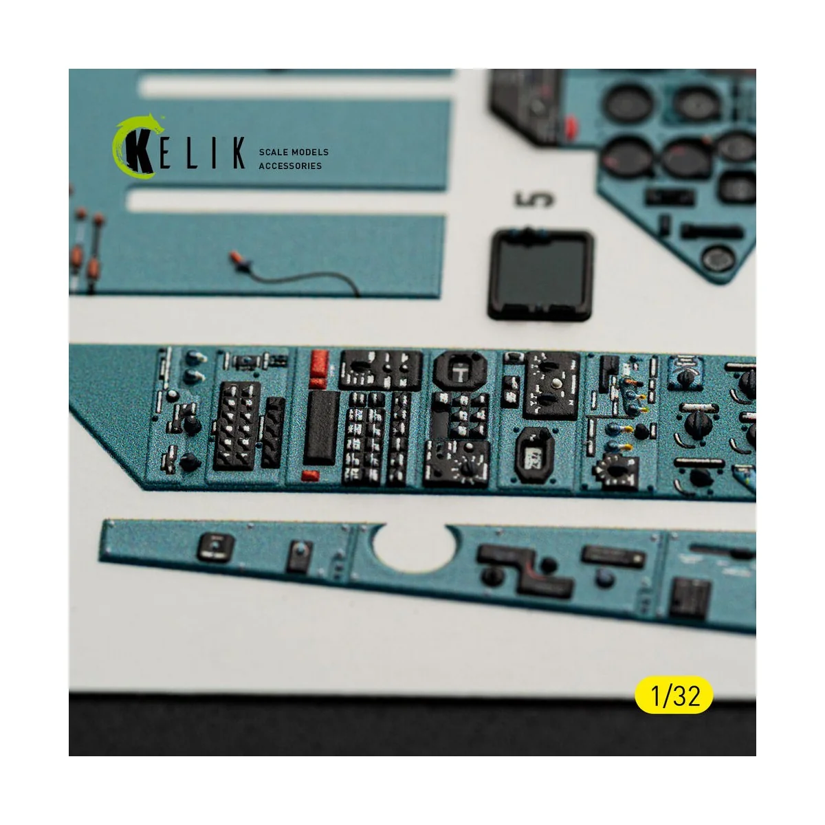 SU-27UB Flanker C - interior 3D decals for Trumpeter kit, 1/32 - Ke...