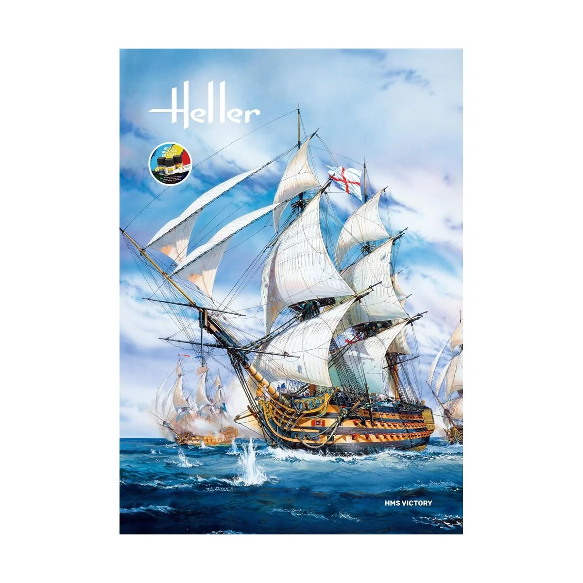 STARTER KIT HMS Victory, 1/100 - Heller 58897