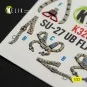 SU-27UB Flanker C - interior 3D decals for Trumpeter kit, 1/32 - Ke...