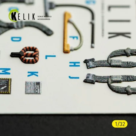 A-7E CORSAIR II - interior 3D decals for Trumpeter kit, 1/32 - Keli...