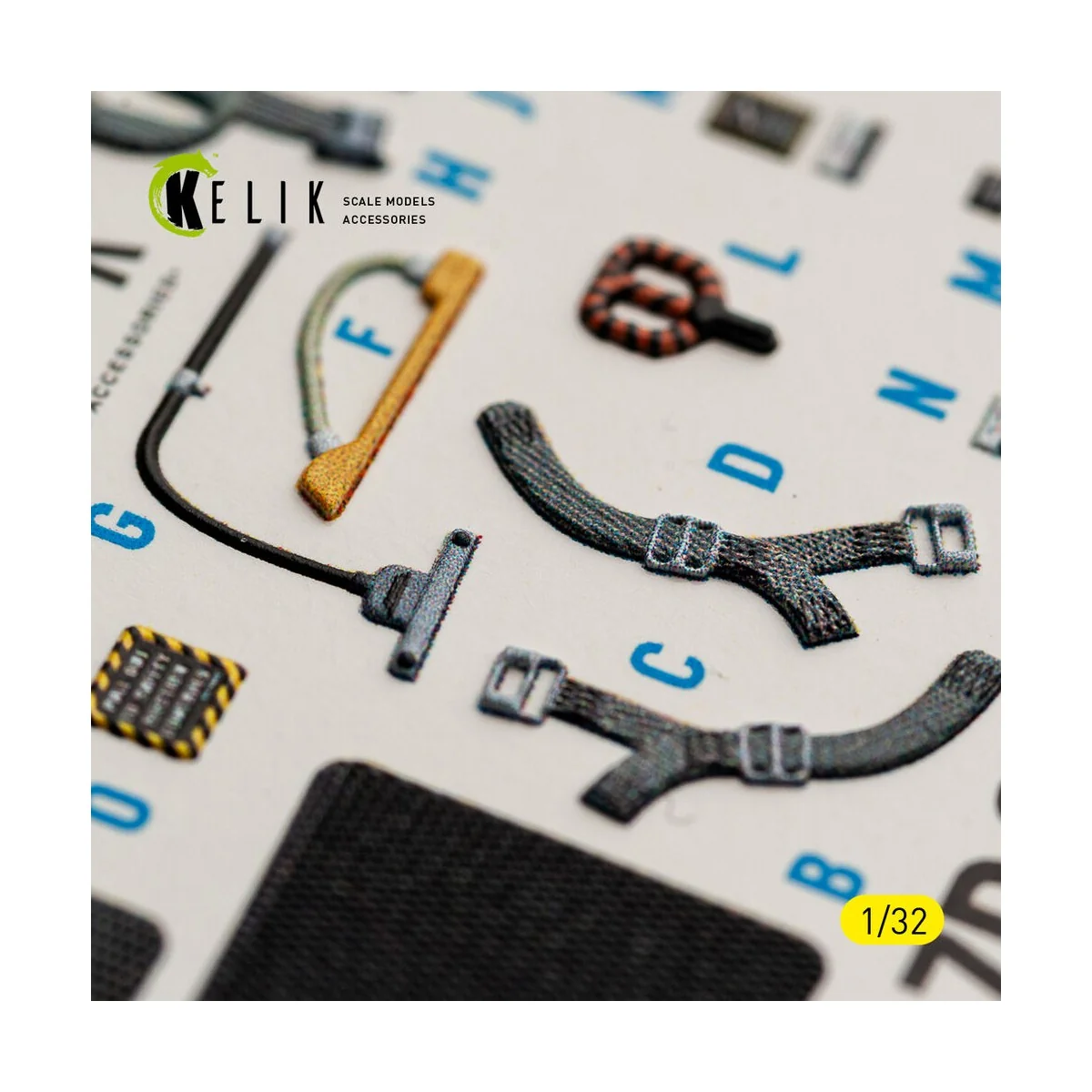 A-7D CORSAIR II - interior 3D decals for Trumpeter kit, 1/32 - Keli...