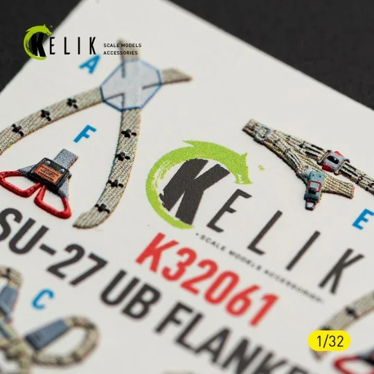 SU-27UB Flanker C - interior 3D decals for Trumpeter kit, 1/32 - Ke...