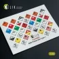 ADR Plates Set Type 1 - Decal for models, 1/35 - Kelik KA35009