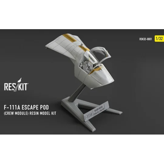 F-111A Escape Pod (Crew Module) resin model kit, 1/32 - ResKit Mode...
