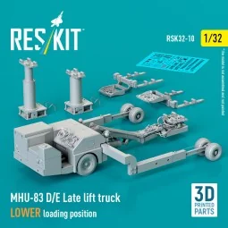 MHU-83 D/E Late lift truck LOWER loading position (3D Printed model... 2