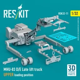 MHU-83 D/E Late lift truck UPPER loading position (3D Printed model... 2