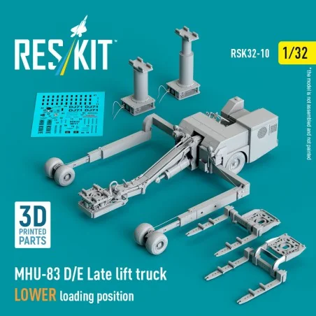 MHU-83 D/E Late lift truck LOWER loading position (3D Printed model...