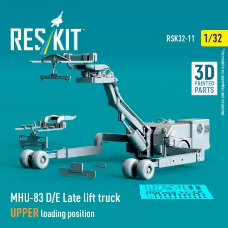 MHU-83 D/E Late lift truck UPPER loading position (3D Printed model...