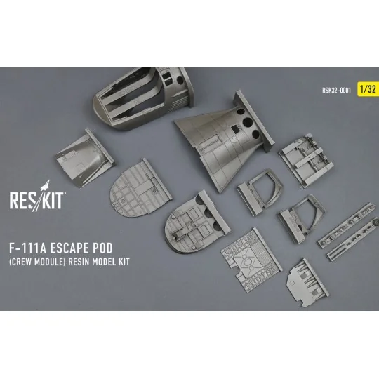 F-111A Escape Pod (Crew Module) resin model kit, 1/32 - ResKit Mode...