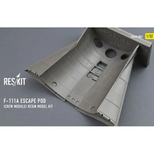 F-111A Escape Pod (Crew Module) resin model kit, 1/32 - ResKit Mode...