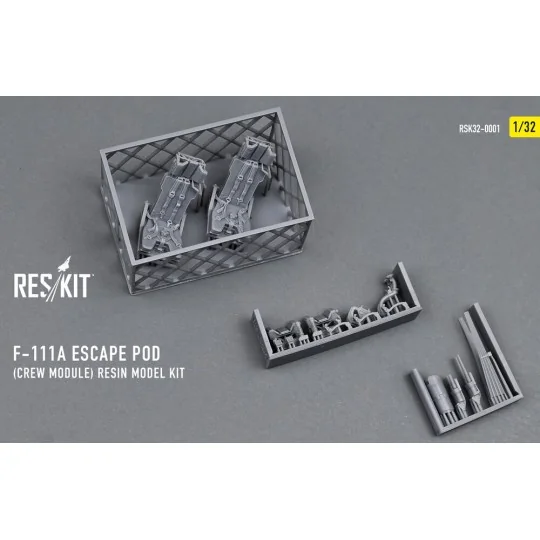 F-111A Escape Pod (Crew Module) resin model kit, 1/32 - ResKit Mode...