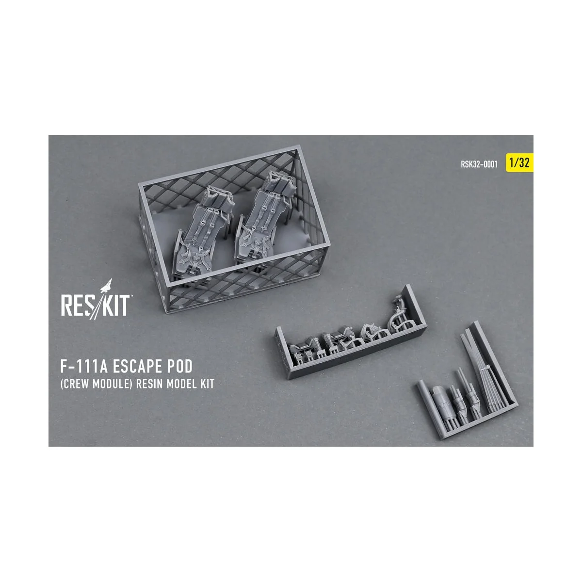 F-111A Escape Pod (Crew Module) resin model kit, 1/32 - ResKit Mode...